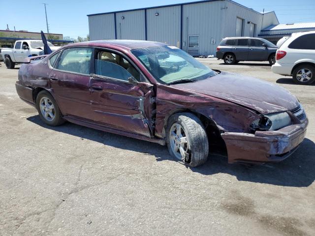 2G1WH52K549432683 - 2004 CHEVROLET IMPALA LS MAROON photo 4