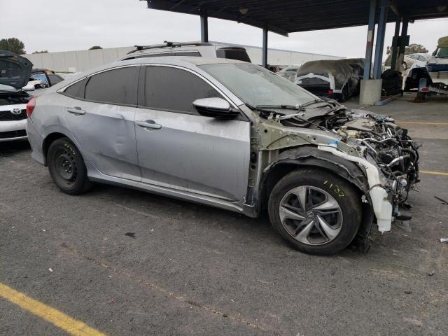 2HGFC2F66MH551156 - 2021 HONDA CIVIC LX SILVER photo 4