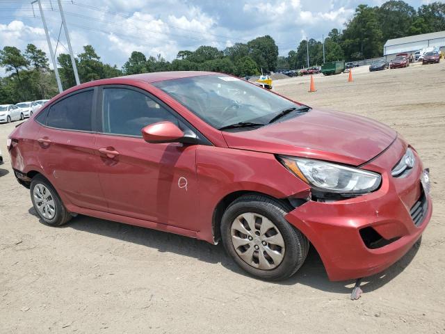 KMHCT4AE8HU369078 - 2017 HYUNDAI ACCENT SE RED photo 4