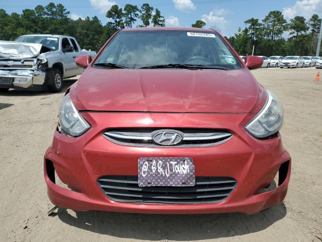 KMHCT4AE8HU369078 - 2017 HYUNDAI ACCENT SE RED photo 5