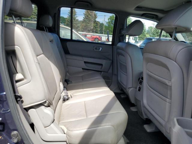 5FNYF4H52AB017667 - 2010 HONDA PILOT EXL BLUE photo 11