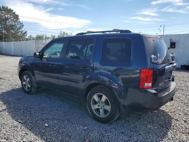 5FNYF4H52AB017667 - 2010 HONDA PILOT EXL BLUE photo 2