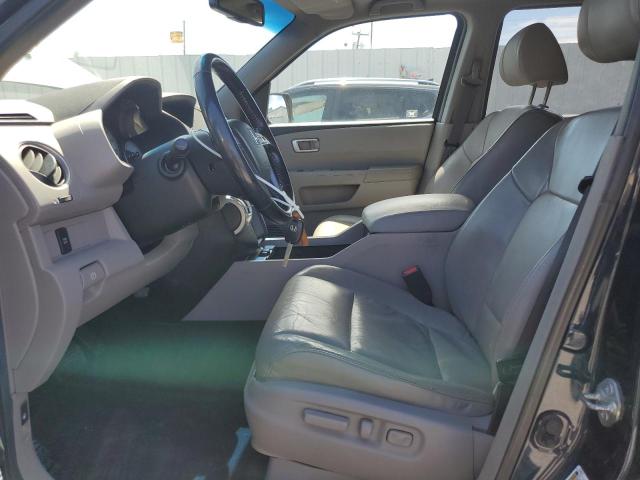 5FNYF4H52AB017667 - 2010 HONDA PILOT EXL BLUE photo 7