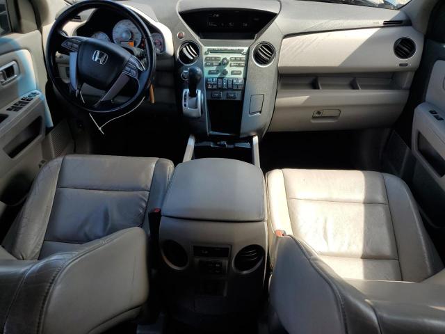 5FNYF4H52AB017667 - 2010 HONDA PILOT EXL BLUE photo 8