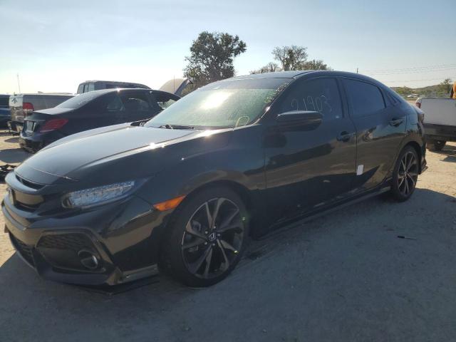 SHHFK7H94HU222746 - 2017 HONDA CIVIC SPORT TOURING BLACK photo 1