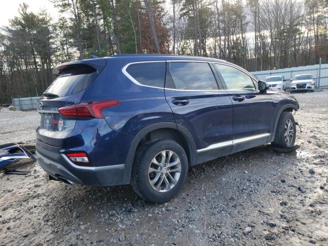 5NMS3CADXKH008595 - 2019 HYUNDAI SANTA FE SEL BLUE photo 3