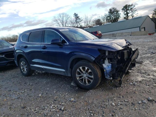 5NMS3CADXKH008595 - 2019 HYUNDAI SANTA FE SEL BLUE photo 4