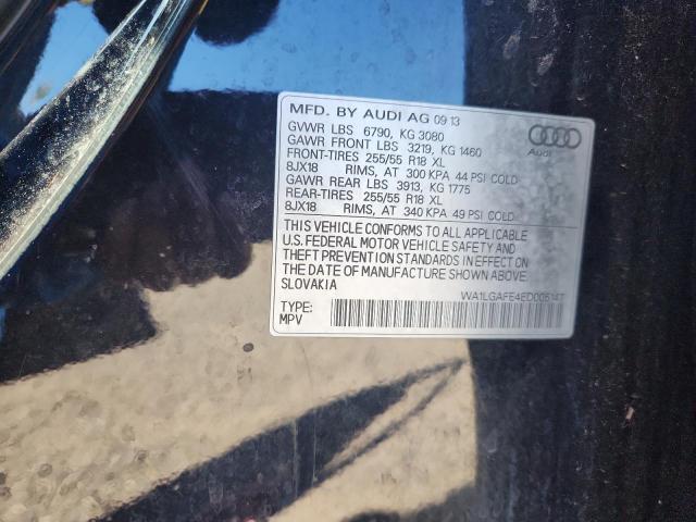 WA1LGAFE4ED005147 - 2014 AUDI Q7 PREMIUM PLUS შავი ფოტო 13