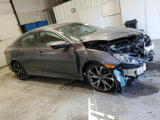 2HGFC2F81MH519362 - 2021 HONDA CIVIC SPORT Сұр фото 4