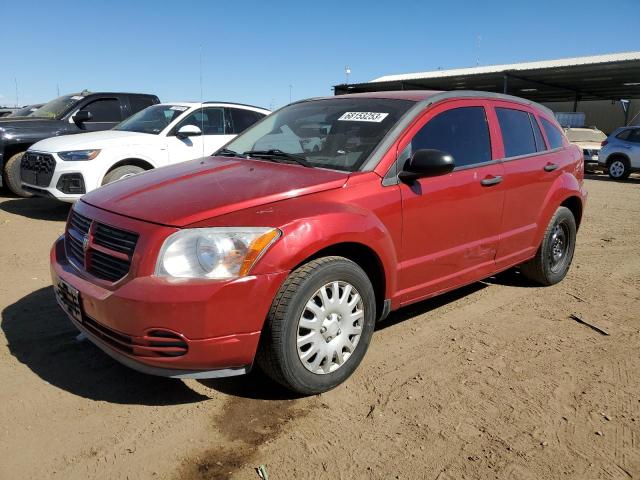 1B3HB28B97D376747 - 2007 DODGE CALIBER RED photo 1