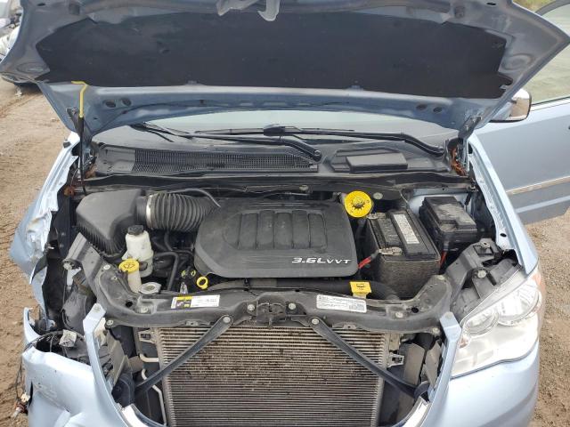 2C4RC1CG4GR283080 - 2016 CHRYSLER TOWN & COU TOURING L BLUE photo 12