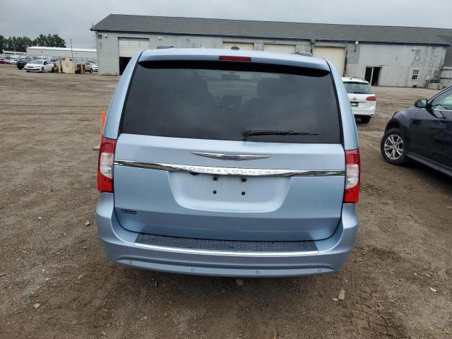 2C4RC1CG4GR283080 - 2016 CHRYSLER TOWN & COU TOURING L BLUE photo 6