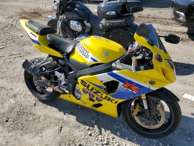 JS1GN7CA552109654 - 2005 SUZUKI GSX-R600 K YELLOW photo 1