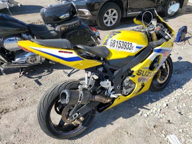 JS1GN7CA552109654 - 2005 SUZUKI GSX-R600 K YELLOW photo 4