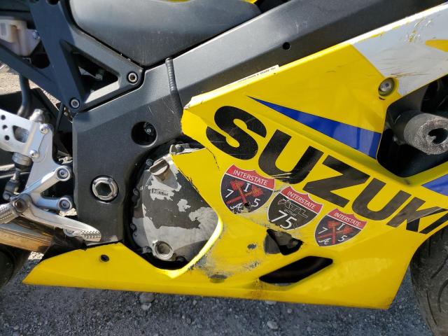 JS1GN7CA552109654 - 2005 SUZUKI GSX-R600 K YELLOW photo 7