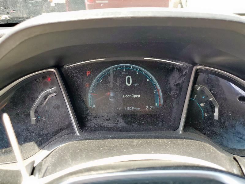 19XFC2F77HE232941 - 2017 HONDA CIVIC EX BLACK photo 9