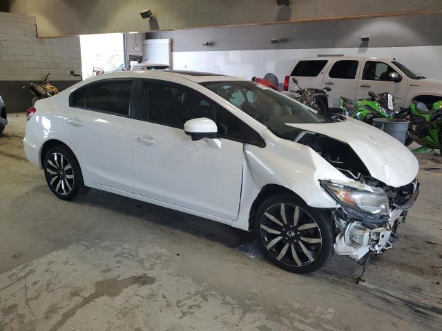 19XFB2F97FE047984 - 2015 HONDA CIVIC EXL WHITE photo 4