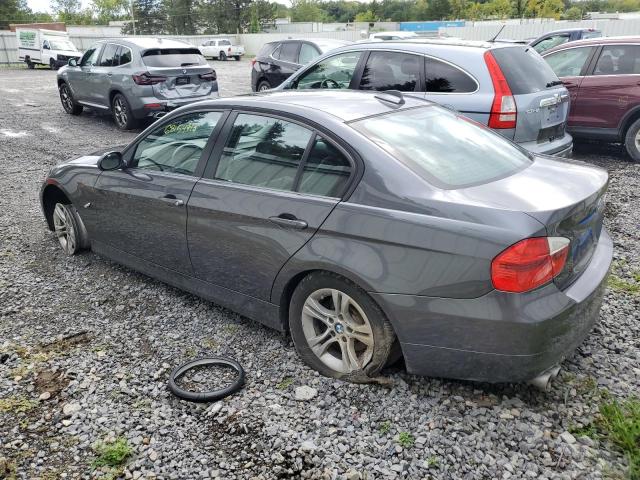 WBAVC93528K042675 - 2008 BMW 328 XI GRAY photo 2