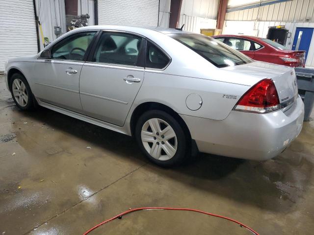 2G1WA5EK2B1134765 - 2011 CHEVROLET IMPALA LS SILVER photo 2
