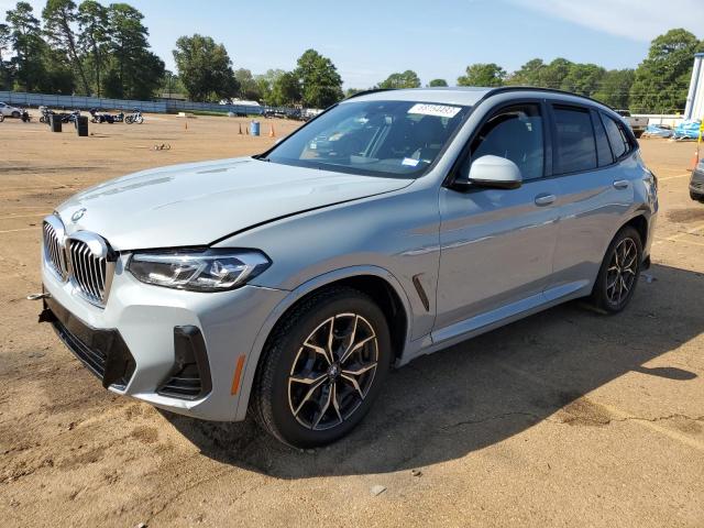 5UX53DP06N9L53483 - 2022 BMW X3 XDRIVE30I GRAY photo 1