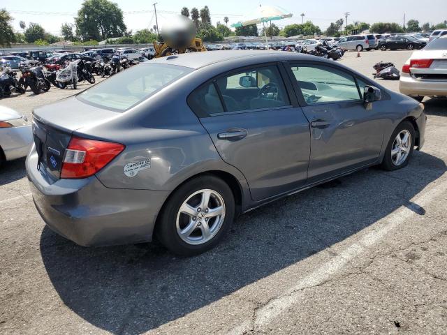 19XFB5F56CE002268 - 2012 HONDA CIVIC NATURAL GAS GRAY photo 3