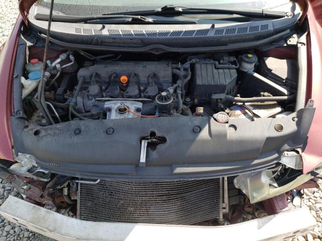 2HGFA1F55AH548932 - 2010 HONDA CIVIC LX ბურგუნდია ფოტო 11