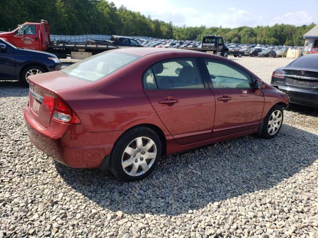 2HGFA1F55AH548932 - 2010 HONDA CIVIC LX ბურგუნდია ფოტო 3