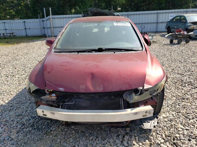 2HGFA1F55AH548932 - 2010 HONDA CIVIC LX ბურგუნდია ფოტო 5
