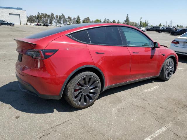 7SAYGDEF7NF343659 - 2022 TESLA MODEL Y 红色 照片 3