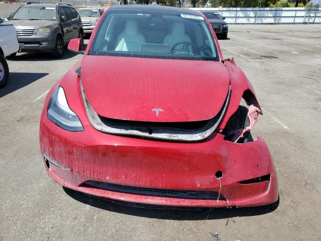 7SAYGDEF7NF343659 - 2022 TESLA MODEL Y 红色 照片 5