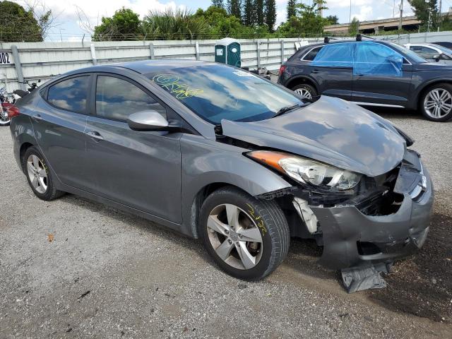 5NPDH4AE7DH265597 - 2013 HYUNDAI ELANTRA GLS GRAY photo 4