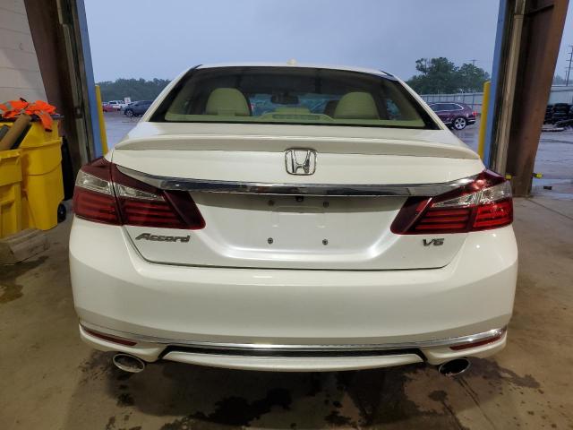 1HGCR3F87GA006272 - 2016 HONDA ACCORD EXL WHITE photo 6