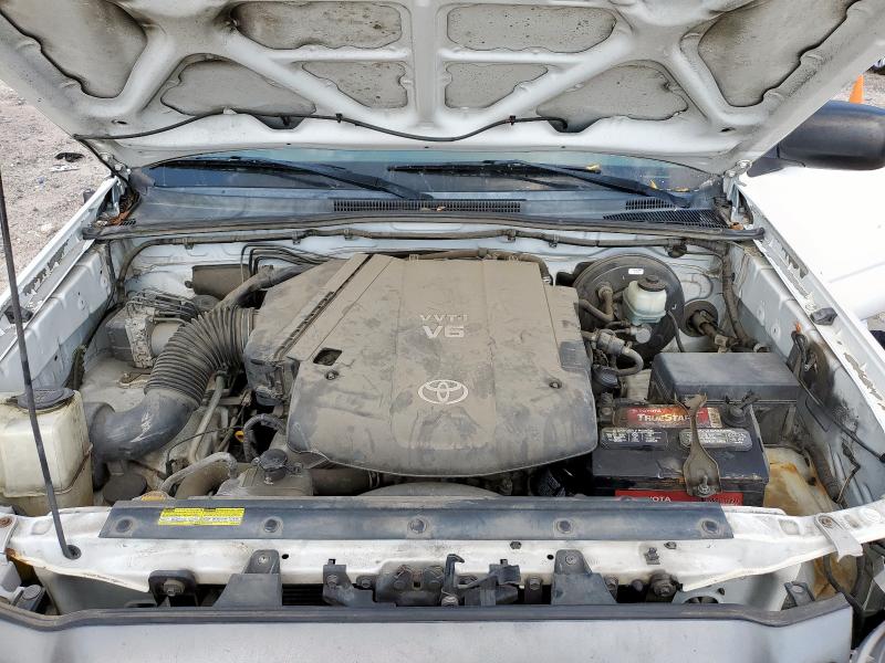 3TMJU4GN5AM109439 - 2010 TOYOTA TACOMA DOUBLE CAB PRERUNNER WHITE photo 11