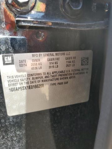 1G6AP5SX1E0166268 - 2014 CADILLAC CTS Schwarz Foto 13