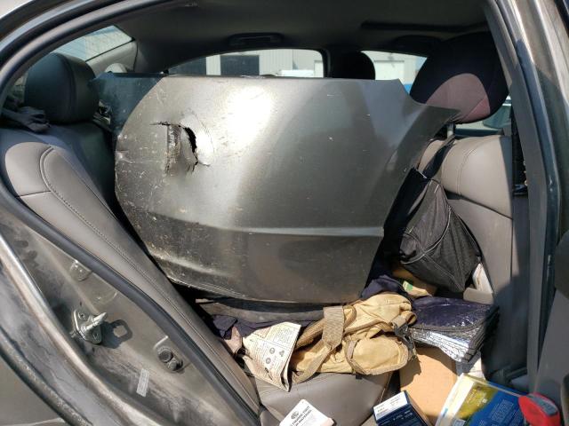 2HGFA16928H502231 - 2008 HONDA CIVIC EXL ნაცრისფერი ფოტო 10