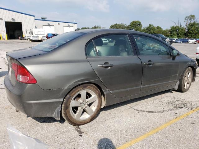 2HGFA16928H502231 - 2008 HONDA CIVIC EXL ნაცრისფერი ფოტო 3