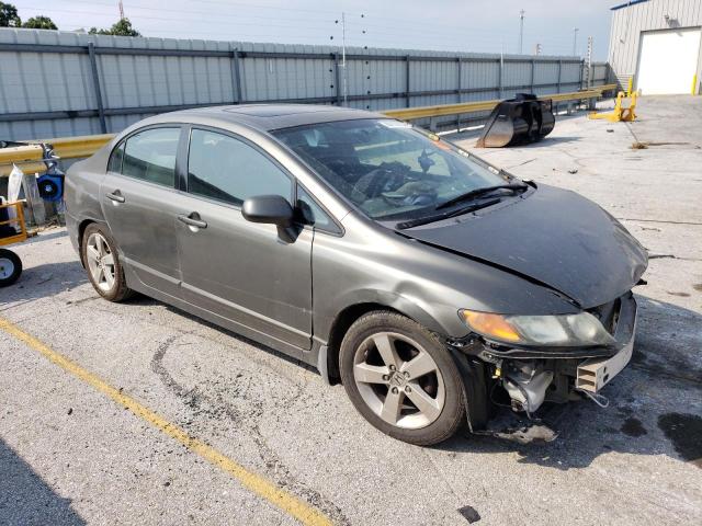 2HGFA16928H502231 - 2008 HONDA CIVIC EXL ნაცრისფერი ფოტო 4