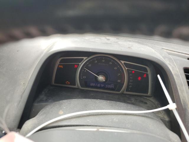 2HGFA16928H502231 - 2008 HONDA CIVIC EXL ნაცრისფერი ფოტო 9