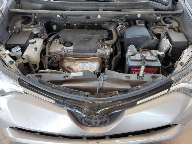 2T3ZFREV7GW312546 - 2016 TOYOTA RAV4 LE SILVER photo 12