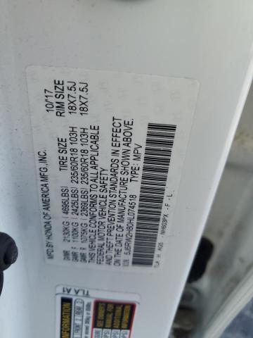 5J6RW2H80HL074518 - 2017 HONDA CR-V EXL 白色 照片 13