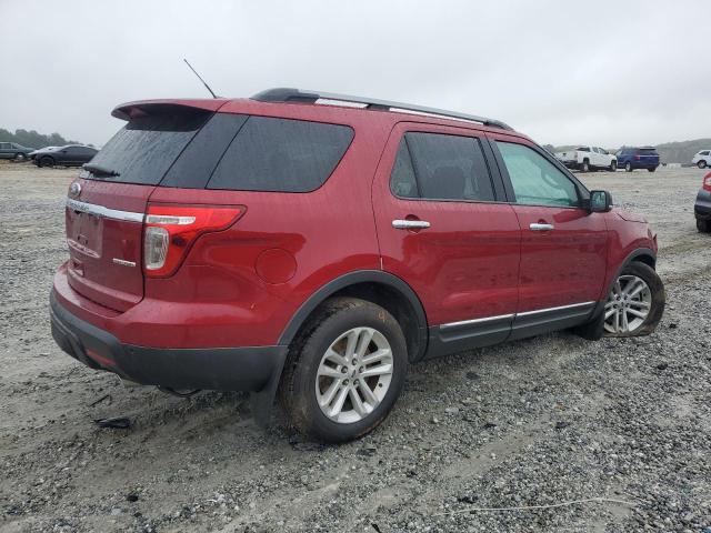 1FM5K7D88DGB50844 - 2013 FORD EXPLORER XLT წითელი ფოტო 3