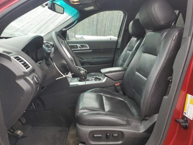 1FM5K7D88DGB50844 - 2013 FORD EXPLORER XLT წითელი ფოტო 7