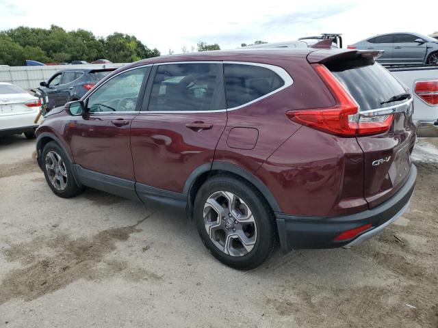 5J6RW1H88HL006154 - 2017 HONDA CR-V EXL BURGUNDY photo 2