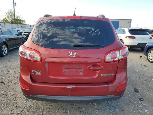 5NMSG3AB0AH387494 - 2010 HYUNDAI SANTA FE GLS RED photo 6