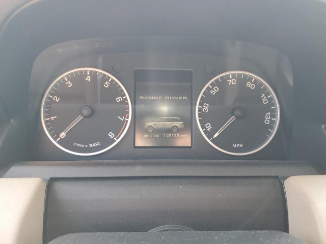 SALSF2D41AA253655 - 2010 LAND ROVER RANGE ROVE HSE BLACK photo 9