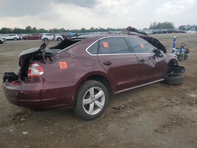 1VWBH7A30CC048293 - 2012 VOLKSWAGEN PASSAT SE 勃艮第红 照片 3