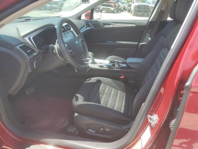 1FA6P0HD4G5121131 - 2016 FORD FUSION SE RED photo 7