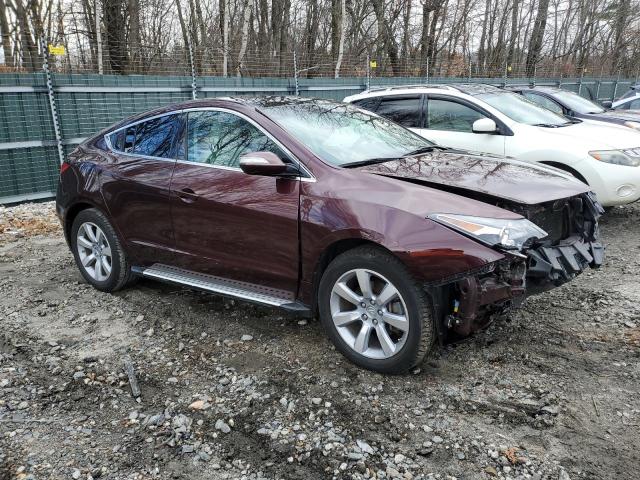 2HNYB1H49BH500533 - 2011 ACURA ZDX TECHNOLOGY BURGUNDY photo 4