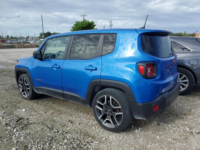 ZACNJAAB9LPL74319 - 2020 JEEP RENEGADE SPORT BLUE photo 2