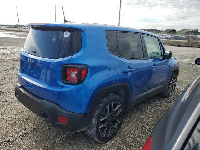 ZACNJAAB9LPL74319 - 2020 JEEP RENEGADE SPORT BLUE photo 3